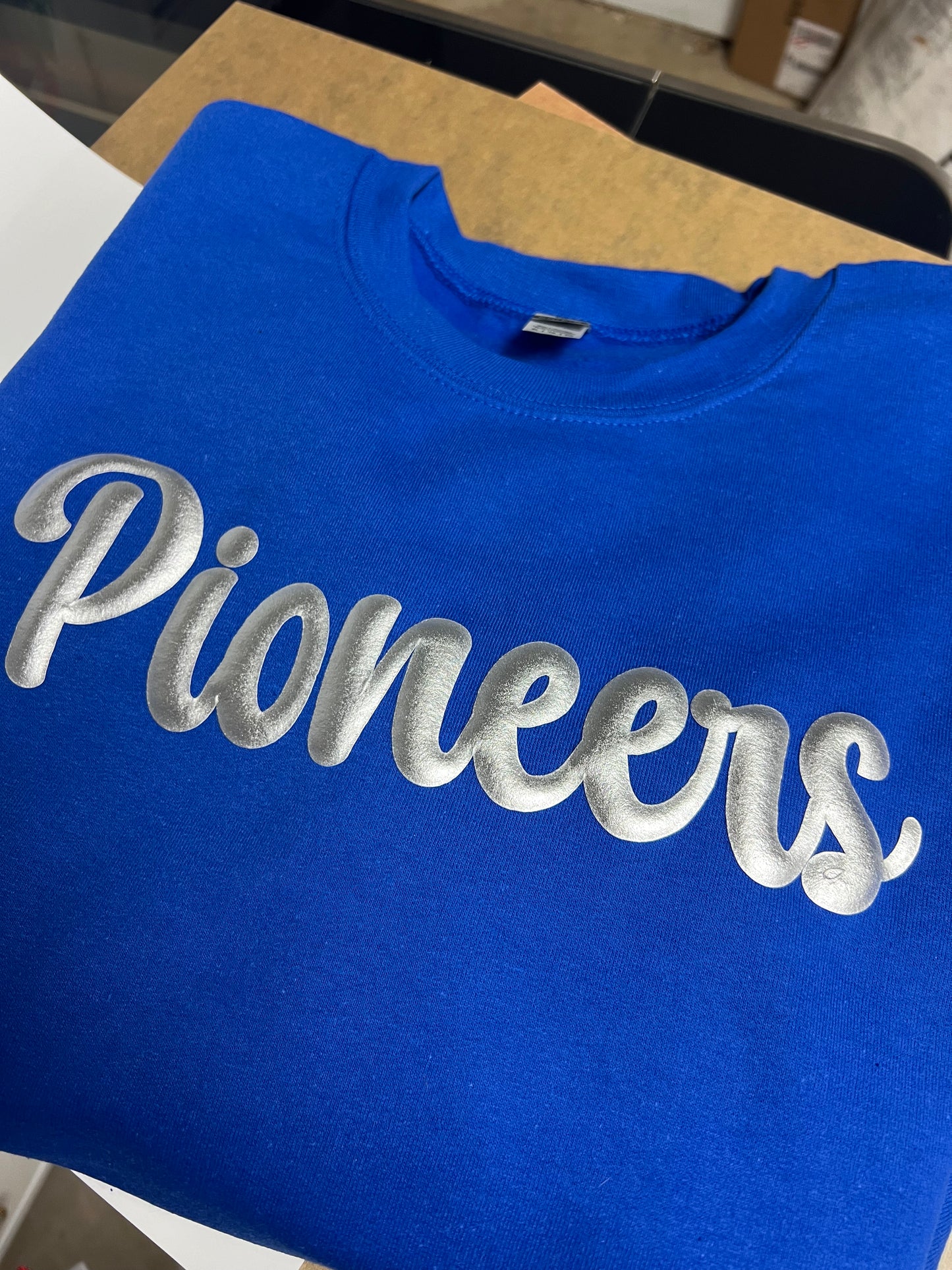 Puff Metallic Pioneers Sweatshirt