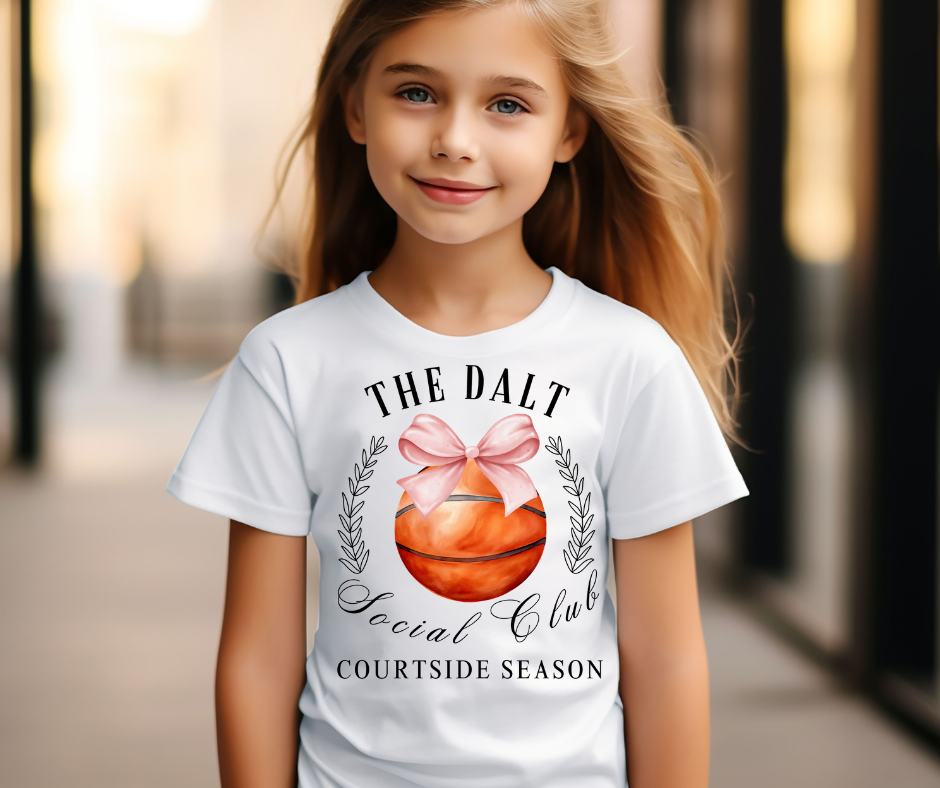 YOUTH PINK BOW COURTSIDE