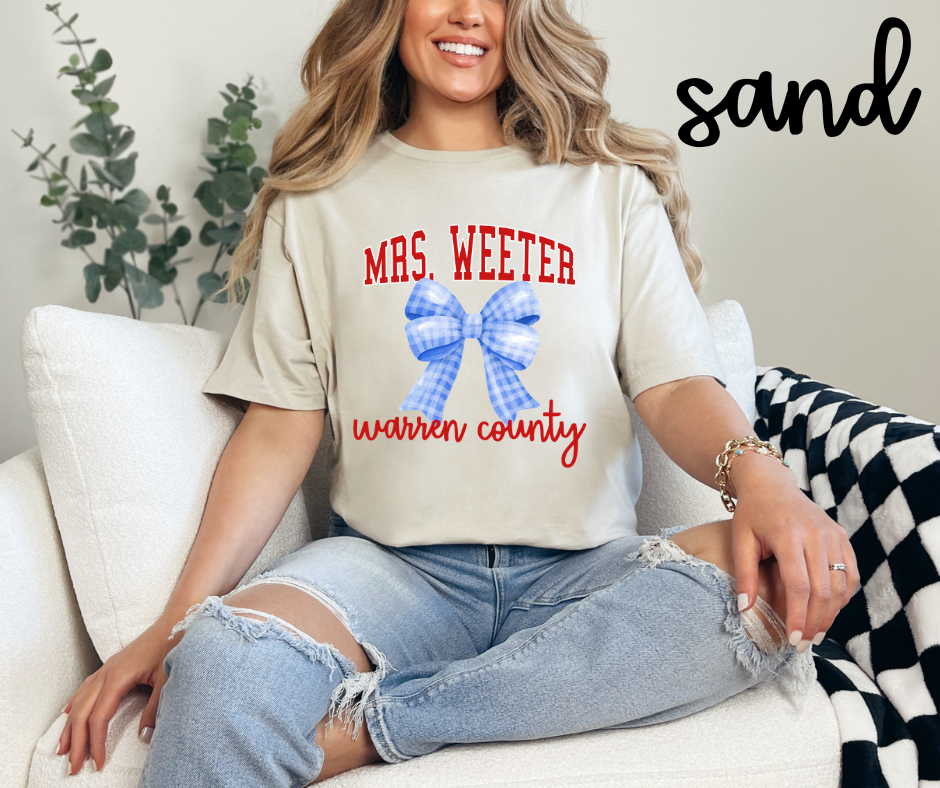 Custom Teacher Coquette