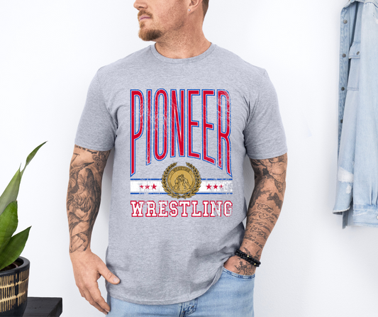 Men's Pioneer Wrestling shirt