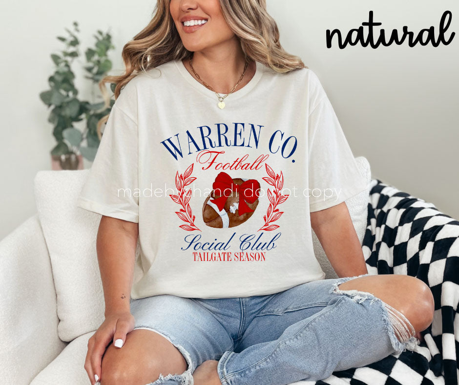 Warren Co Football Club tee