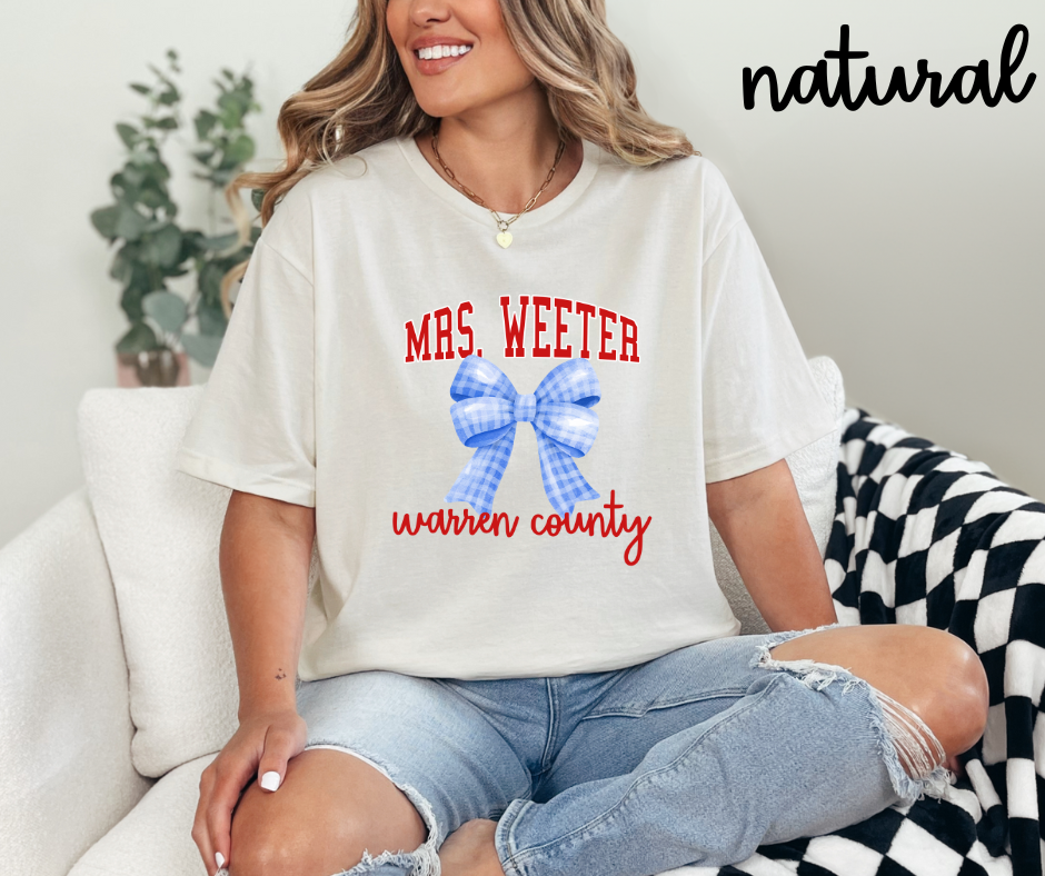 Custom Teacher Coquette