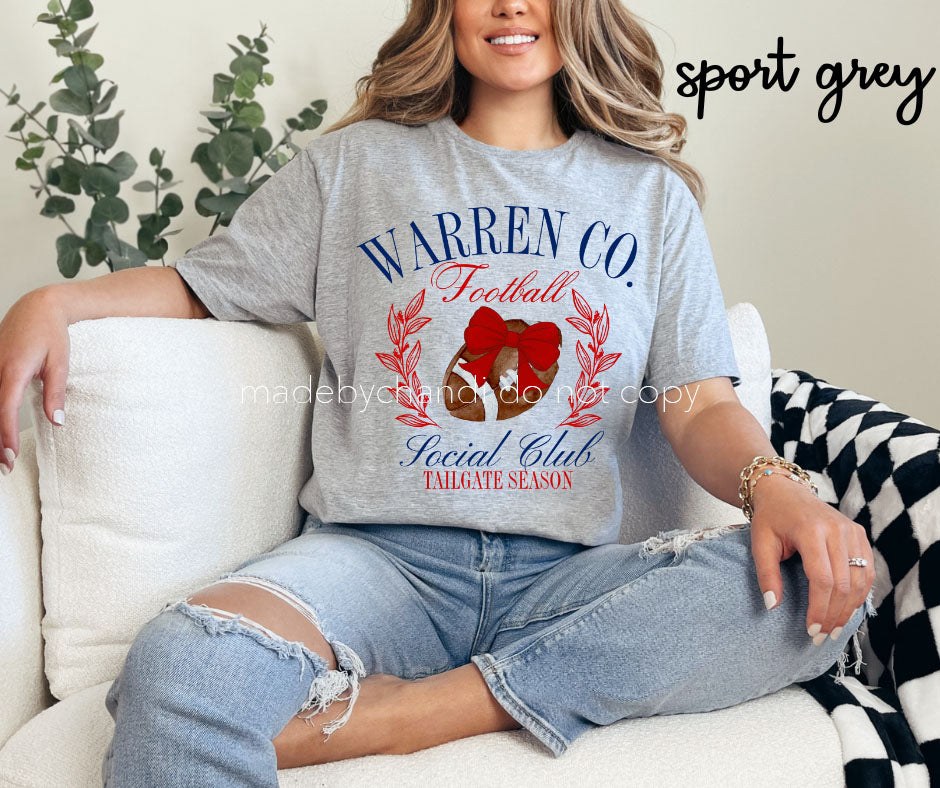 Warren Co Football Club tee