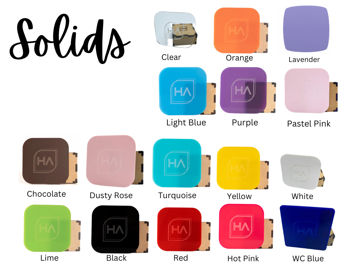 Custom Acrylic Bag Tag