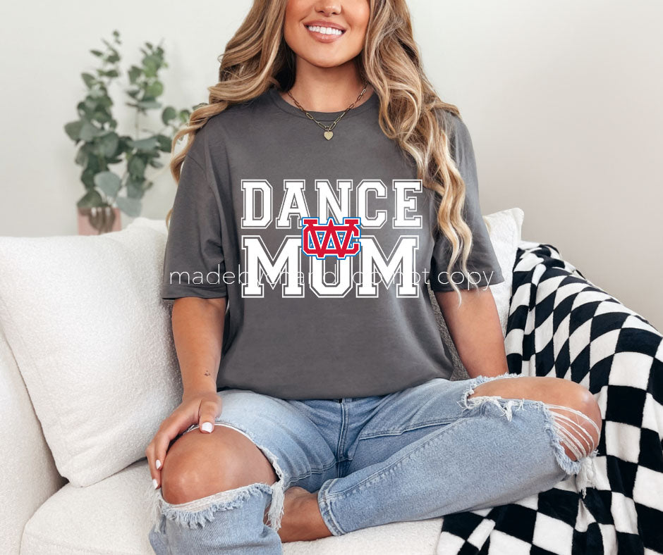 WC Dance Mom Block letter