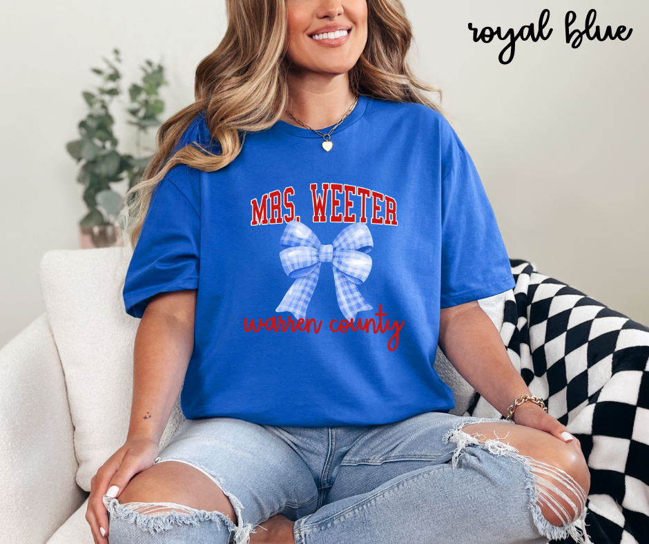 Custom Teacher Coquette