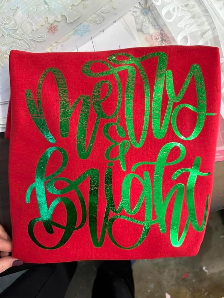 Merry & Bright Foil Tee