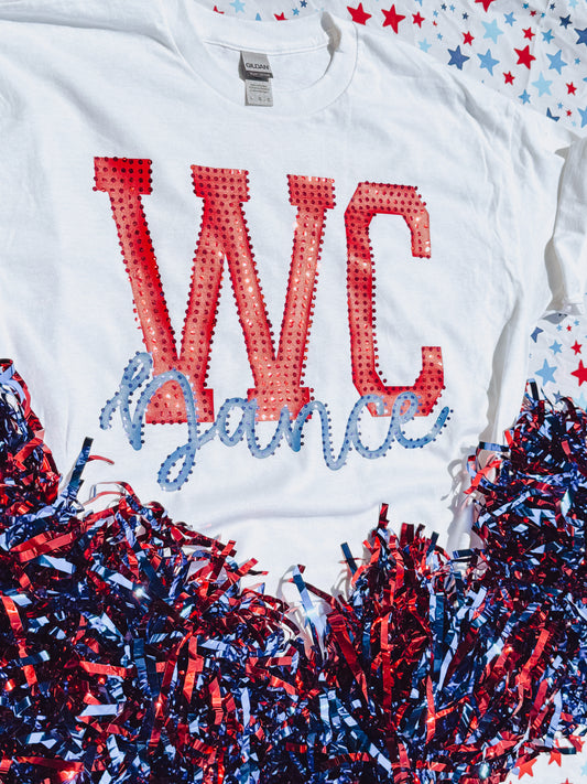 WC sports Disco Dot tee- your sport!