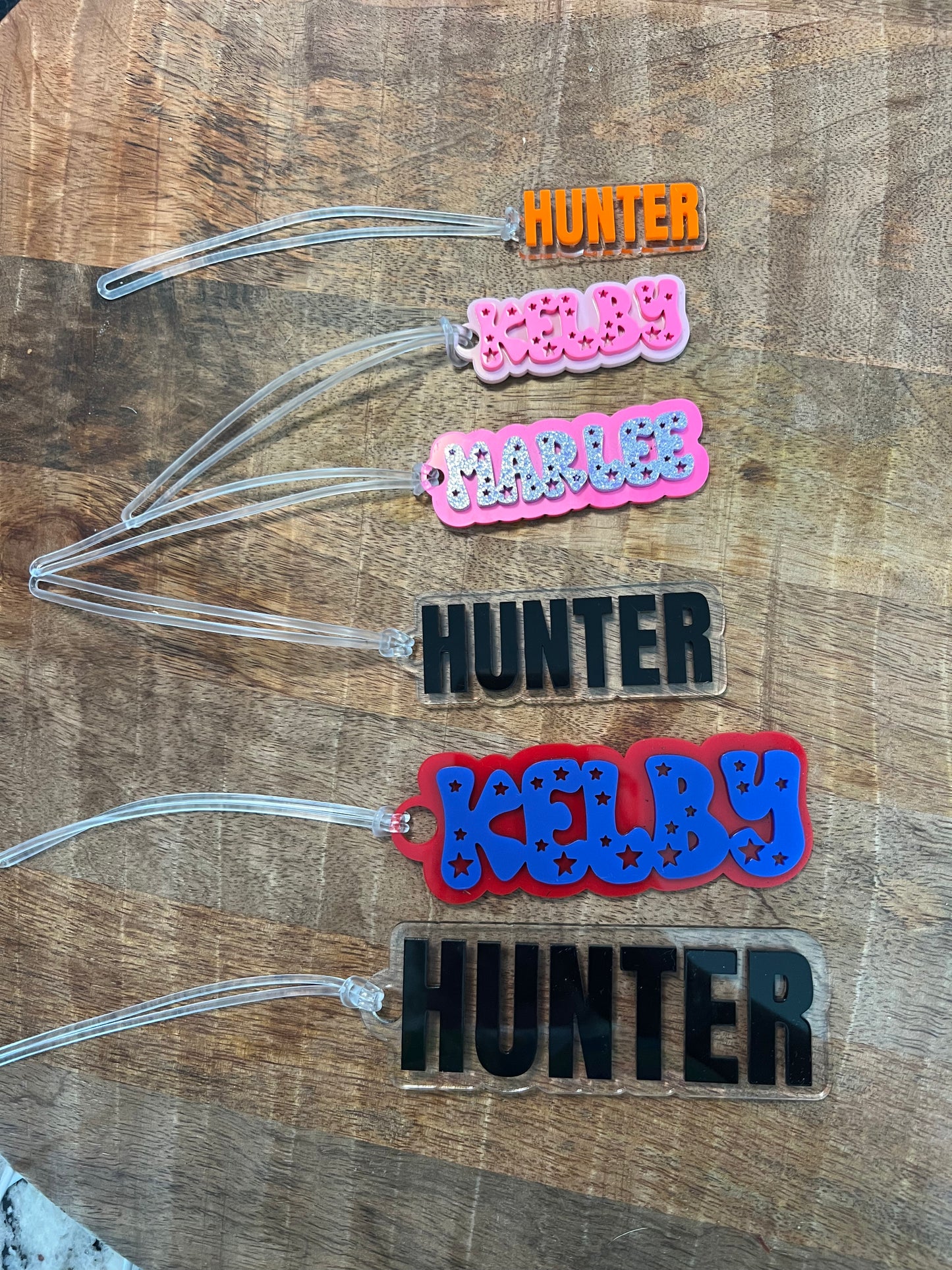 Custom Acrylic Bag Tag