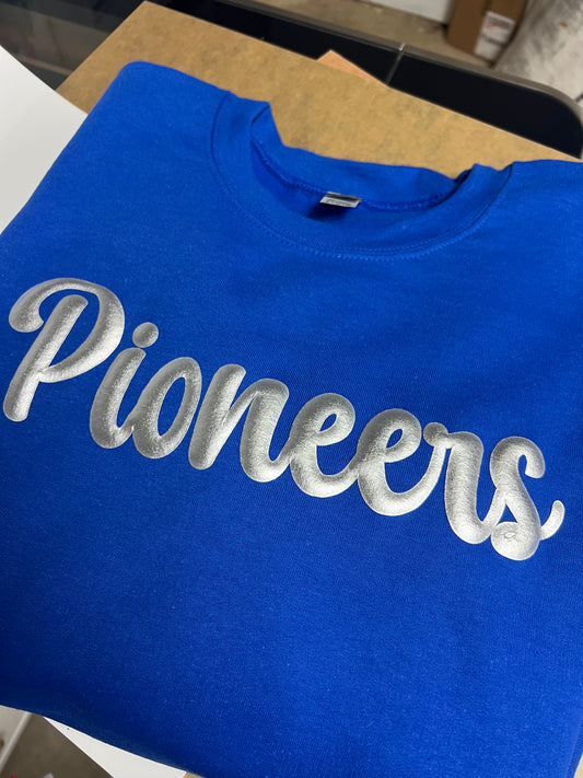 Puff Metallic Pioneers Sweatshirt