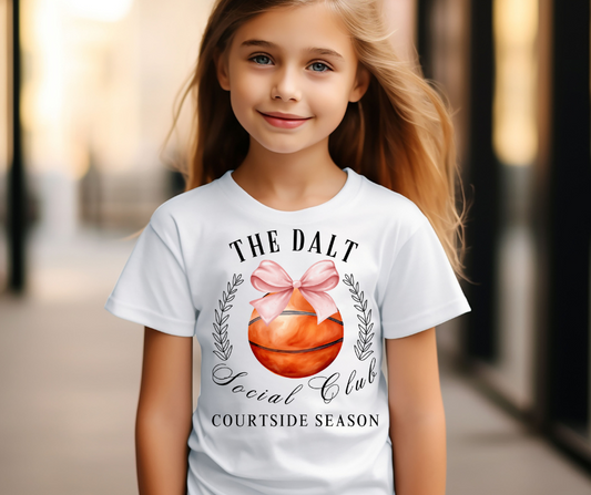 YOUTH PINK BOW COURTSIDE